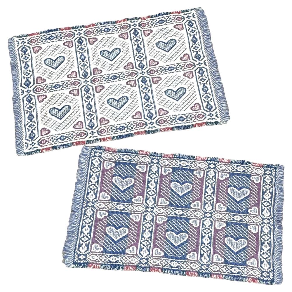 Vintage Country Heart Placemats Set of 2